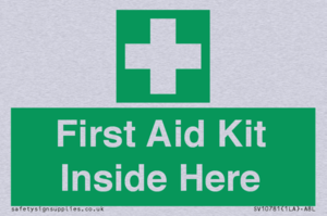 First Aid Kit Inside Here